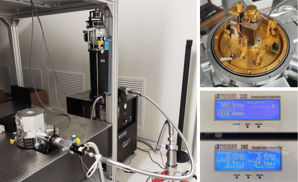集成兩組XYZ納米定位臺(tái)的干式低溫系統(tǒng)安裝成功
