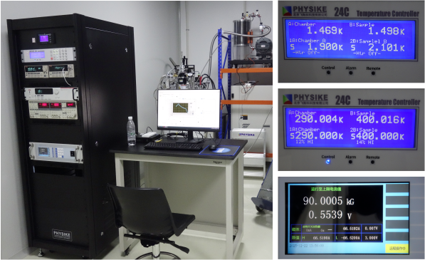 低溫強磁場物性測試系統(tǒng)安裝成功