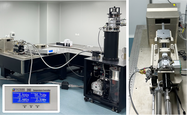 匹配磁光克爾顯微鏡的無(wú)液氦低溫系統(tǒng)安裝成功