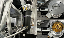 集成金剛石對頂砧壓機的干式顯微低溫系統(tǒng)安裝成功