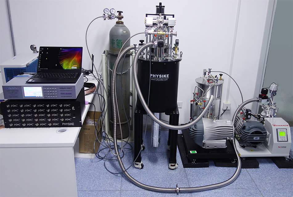 飛斯科頂部裝卸型1.5K制冷機系統(tǒng)安裝成功