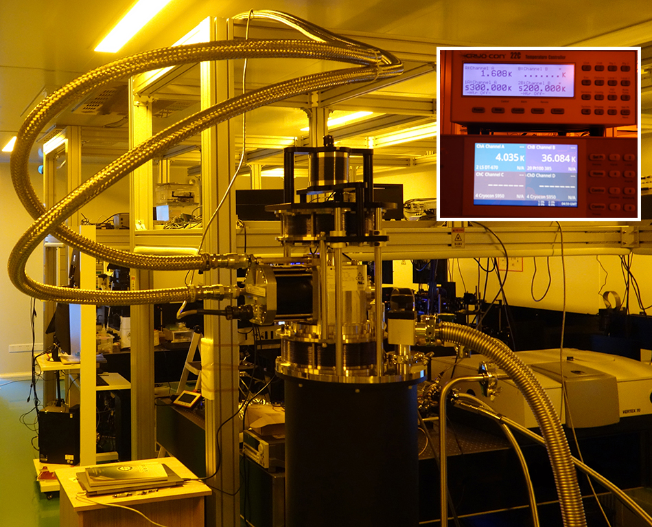 飛斯科低振動(dòng)干式紅外低溫系統(tǒng)安裝成功